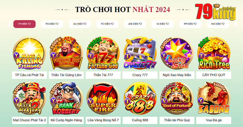 Các sản phẩm dịch vụ cá cược hàng đầu tại 79King