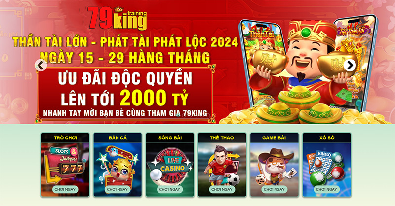 Ưu điểm nổi bật chỉ có tại nhà cái 79King